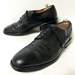 【USA製】Allen Edmonds アレンエドモンズ　ハムステッド　ストレートチップ ビジネスシューズ レザーシューズ 101/2D 28-28.5cm 黒　＊K