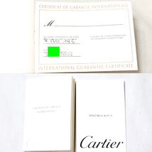 超美品 Cartier カルティエ マスト ボールペン ツイスト式 シルバー 筆記確認済み ギャランティー 保存箱付き_画像10