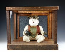【蔵A3065】古美術　御所人形　希少　からくり人形　江戸時代　ガラスケース付き_画像10
