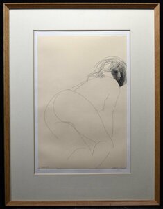 【蔵A3484b】エミリオ・グレコ　銅版画　裸婦　35/90　1974