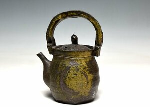 [ warehouse A3513o1] Shigaraki . wistaria ... earthenware teapot small teapot 