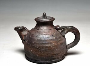 [ warehouse A3513o2] Shigaraki . mountain ... earthenware teapot small teapot sake note 