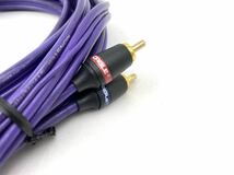 管k240545-27 モンスターケーブル MONSTER CABLE RCA ケーブル 約5m 音響 配線 (8)_画像3