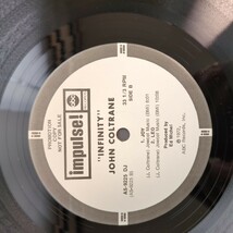 US original PROMO sample 見本盤 サンプル John ColtraneInfinity record レコード LP アナログ vinyl_画像5