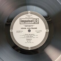 US original PROMO sample 見本盤 サンプル John ColtraneInfinity record レコード LP アナログ vinyl_画像3