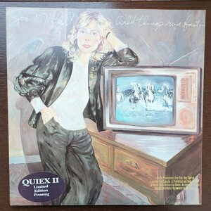 US original PROMO sample 見本盤 サンプル joni mitchell wild things run fast Quiex ジョニ・ミッチェル record レコード LP アナログ 