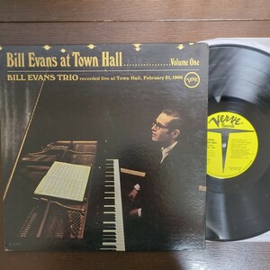 US original PROMO sample 見本盤 サンプル record レコード LP アナログ vinyl Bill Evans Trio At Town Hall volume One vangelder 