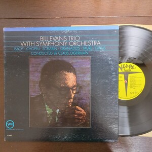 PROMO US original MONO Bill Evans Trio Trio With Symphony Orchestra sample 見本盤 サンプル record レコード LP アナログ 