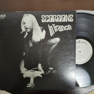 PROMO sample 見本盤 サンプル Scorpions In Trance スコーピオンズ 復讐の蠍団 record レコード LP アナログ vinyl