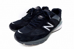 ニューバランス new balance M990BK5 21FW-S スニーカー USA製 メンズ ・26.0ｃｍ ブラック kz4810213224