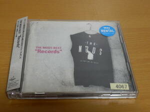 THE MODS CD2枚組ベストアルバム「Records」 森山達也 ベスト BEST レンタル落ち 帯あり