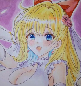Art hand Auction Ilustración de obra de arte dibujada a mano de Doujinshi Sailor Moon Minako-chan (Novia) tamaño A5, Historietas, Productos de anime, Ilustración dibujada a mano