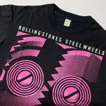 The Rolling Stones ローリングストーンズ　Steel Wheels 1989 North American Tour ツアー　Tシャツ　ロック　バンド　80s USA製_画像1