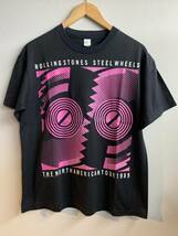 The Rolling Stones ローリングストーンズ　Steel Wheels 1989 North American Tour ツアー　Tシャツ　ロック　バンド　80s USA製_画像2