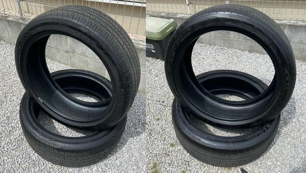 バリ山 225/45R21 DUNLOP SPORT MAXX 23年製 6.5mm 4本ダンロップ