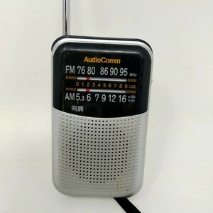 ポケットラジオ RAD-P124N AM FM オーム電機 コンパクトラジオ ① S