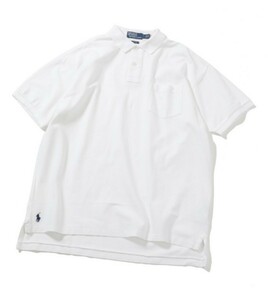 POLO RALPH LAURENポロラルフローレンBIG FIT POLO SHIRTビッグフィットポロシャツ MNPOKNI1N820093-100 ビッグシャツ ルーズフィット