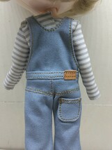 帆布オーバーオール５１１３　ネオブライス　リカちゃん　オビツ　ピュアニーモ　ハンドメイド　アウトフィット　Blythe outfit _画像4