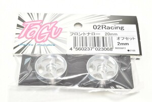 京商 ミニッツ TAGU アルミホイール 02Racing ナロー 2mm