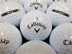 ★良質美品★キャロウェイ スーパーソフト マックス Callaway『MAX』2021年/2023年モデル ホワイト 30個 ロストボール★