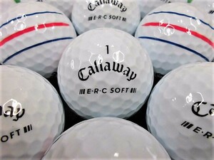 ★良質美品★キャロウェイ ERC ソフト Callaway『ERC SOFT』2023年モデル トリプルトラック ホワイト 30個 ロストボール★