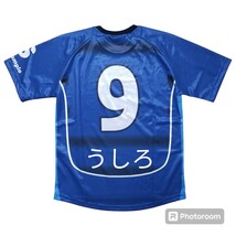 ゴレアドール　goleador　サッカー　ユニフォーム　メンズ　プラクティスシャツ　ブルー　古着_画像7