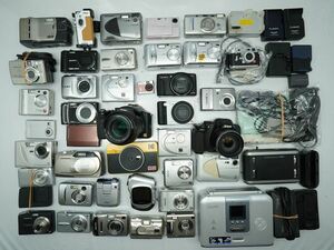 ★デジタルカメラなど★FUJIFILM/SONY/Panasonic/Nikon/Kodak/PENTAX/YASHICA/ 等 計:40点まとめ【ジャンク品】30042