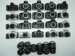 ★キヤノン AF一眼&レンズなど★EOS 100/620/650/100QD/IX50/SIGMA/ 等 計:28点まとめ【ジャンク品】30073