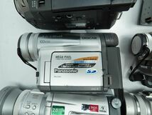 ★ビデオカメラなど★HITACHI/SHARP/Victor/Canon/SONY/ 等 計:12点まとめ【ジャンク品】30041_画像3