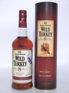 【L2】 旧ボトル ワイルドターキー8年 正規品 箱付【WILD TURKEY 8Years Old】