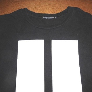 UNDER COVER JUN TAKAHASHI アンダーカバー Tシャツ 半袖 コットン Uデカロゴ アンダーバーTEE BLK M USED 美品の画像3