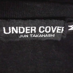 UNDER COVER JUN TAKAHASHI アンダーカバー Tシャツ 半袖 コットン Uデカロゴ アンダーバーTEE BLK M USED 美品の画像6