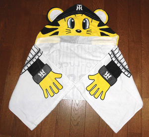 Tigers 阪神タイガース TO-LUCKY トラッキー 1985 フードタオル フード付タオル WHT USED 美品/アレA.R.E.猛虎甲子園六甲おろし