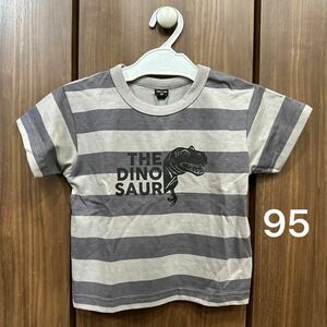 新品タグ付き GrinLab グリンラボ Tシャツ トップス 恐竜 95