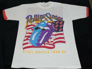 ■80s Rolling Stones ヴィンテージ リンガー Tシャツ ローリングストーンズ■90s