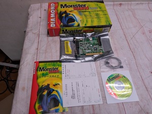  old model PC parts Diamond Multimedia Monster Sound MX400 PCIli tail goods junk treatment 