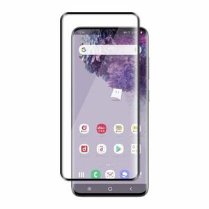 Galaxy S20+ Plus 5G SC-52A SCG02 指紋認証対応 丸い穴なし 全面保護 3D曲面カバー 強化ガラス 液晶保護フィルム 2.5D L011