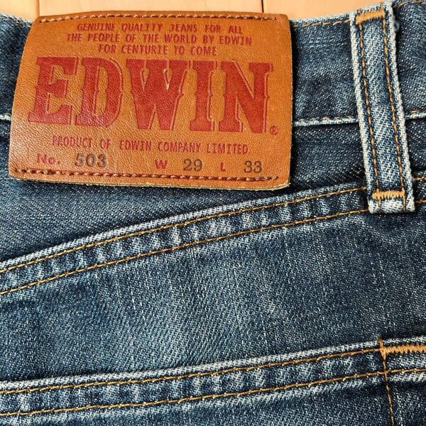 ジーンズ EDWIN エドウィン デニムパンツ 濃紺
