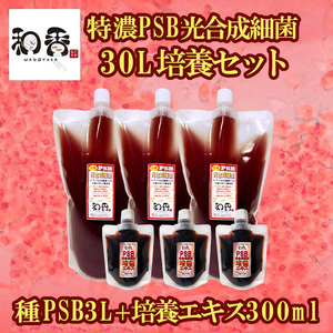 光合成細菌PSB30L培養セット バクテリア めだか らんちゅう 金魚 熱帯魚 グッピーに最適 ミジンコゾウリムシクロレラ培養