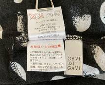 ◆美品◆ GAVI DI GAVI ガヴィディガヴィ ドット柄 半袖 チュニック トップス ブラック レディース 9F(フリー)_画像7