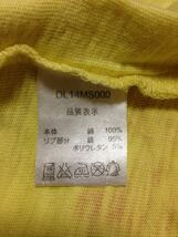 DILASH キッズ ぼかし文字プリント 半袖Tシャツ イエロー 90_画像4