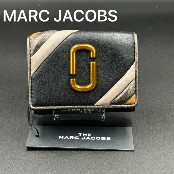 【未使用】MARC JACOBS 三つ折り財布 コンパクト グラムショット