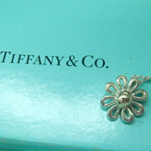 #60658【ブランド】TIFFANY&CO. ティファニー パロマピカソ デイジー フラワー ネックレス ペンダント SV925 シルバー アクセサリーの画像1