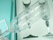 #60787【保管品】ティファニー シャンパングラス 2点セット ペア フローレット Floret Tiffany＆Co._画像4