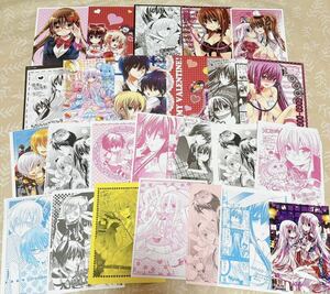 [. mountain ..] postcard etc. 25 pieces set illustration paper privilege not for sale cotton plant ..××.... Nakayoshi illustration manga house 
