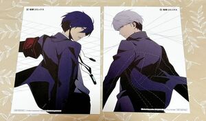 [ Persona ] postcard etc. 2 pieces set not for sale privilege Dengeki Bunko illustration card anime 