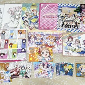 【ラブライブシリーズ】ポストカード等38枚セット ステッカー 5周年展示会 複製原画 イラスト 虹ヶ咲学園スクールアイドル同好会の画像1