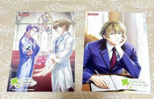 [ Tokimeki Memorial Girl*s Side 1st Love Plus] postcard 2 pieces set time memory leaf month . ice . 0 one 