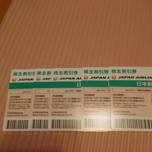 JAL stockholder complimentary ticket 