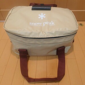 Snowpeak ソフトクーラー 38L　FP-138　USA製廃盤商品　アウトドア snow peak スノーピーク クーラーバッグ USA 廃盤 キャンプ